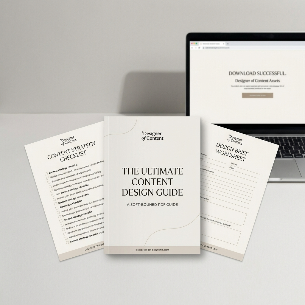 Content Design Guide with worksheets and tools