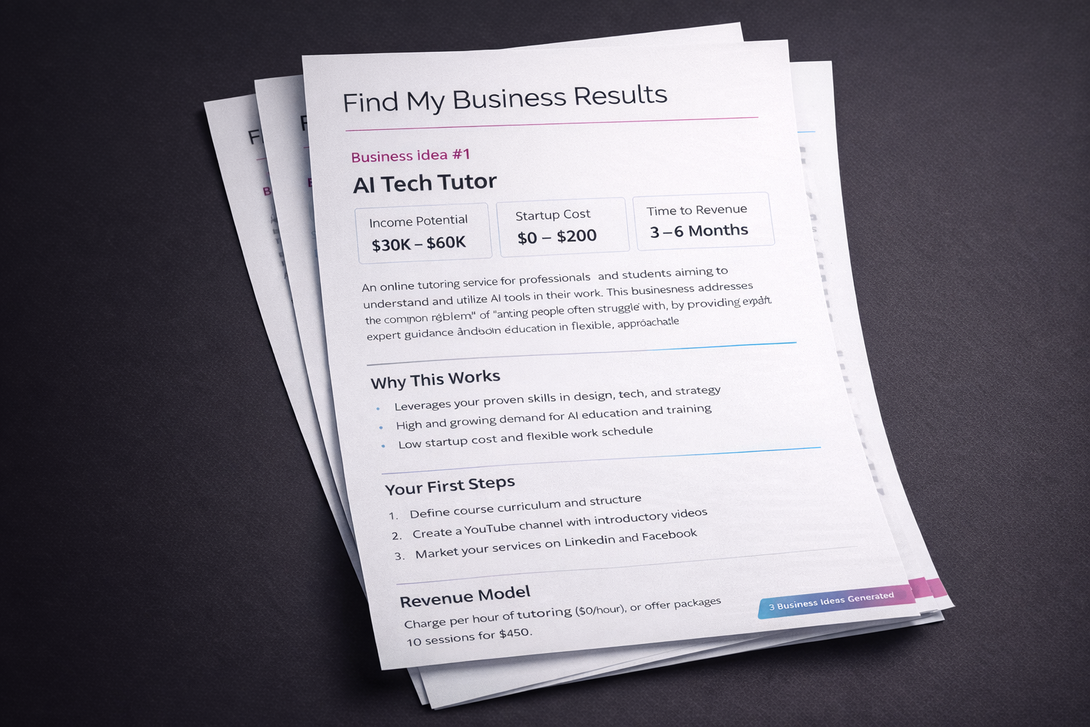 AI Tech Tutor Result