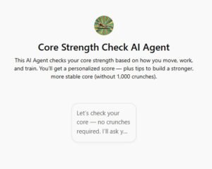 Core Strength Check AI Agent