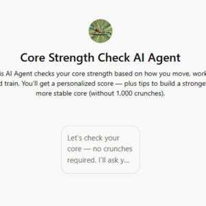 Core Strength Check AI Agent