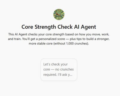Core Strength Check AI Agent