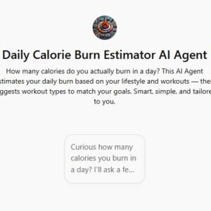 Daily Calorie Burn Estimator AI Agent