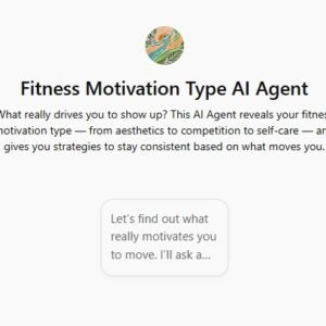 Fitness Motivation Type AI Agent