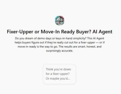 Fixer-Upper or Move-In Ready Buyer AI Agent