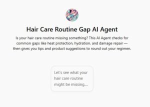 Hair Care Routine Gap AI Agent