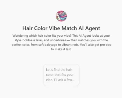 Hair Color Vibe Match AI Agent