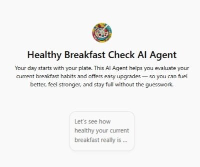 Healthy Breakfast Check AI Agent