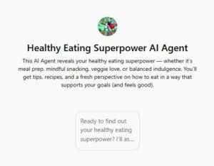 Healthy Eating Superpower AI Agent