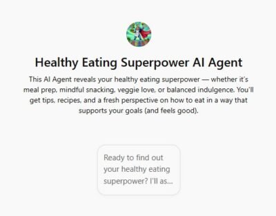Healthy Eating Superpower AI Agent