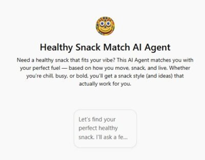 Healthy Snack Match AI Agent