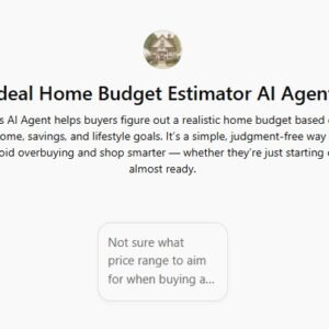 Ideal Home Budget Estimator AI Agent
