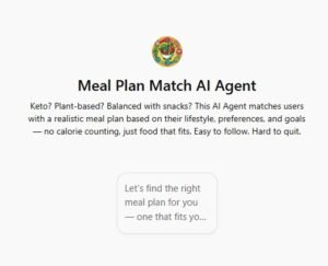Meal Plan Match AI Agent