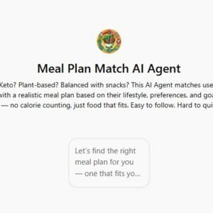Meal Plan Match AI Agent