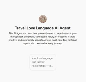 Travel Love Language AI Agent