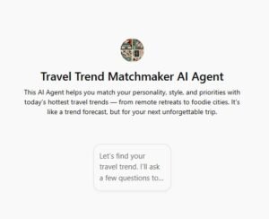 Travel Trend Matchmaker AI Agent