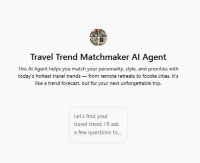 Travel Trend Matchmaker AI Agent
