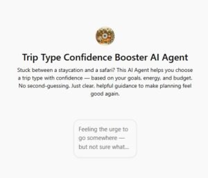 Trip Type Confidence Booster AI Agent