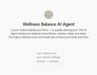 Wellness Balance AI Agent