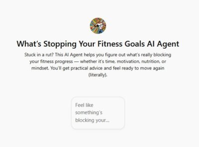 What’s Stopping Your Fitness Goals AI Agent