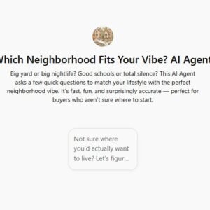 Which Neighborhood Fits Your Vibe AI Agent