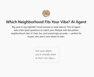 Which Neighborhood Fits Your Vibe AI Agent